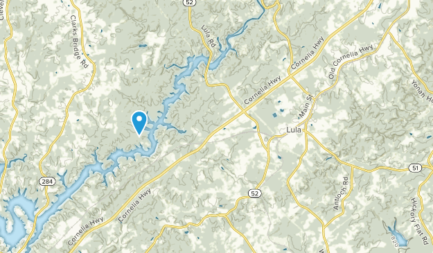 Lula, Georgia Map