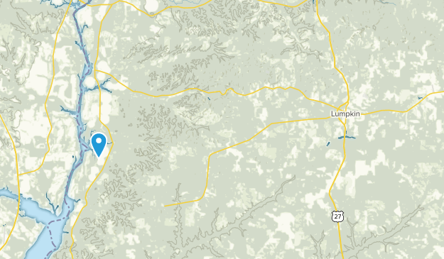 Lumpkin, Georgia Map