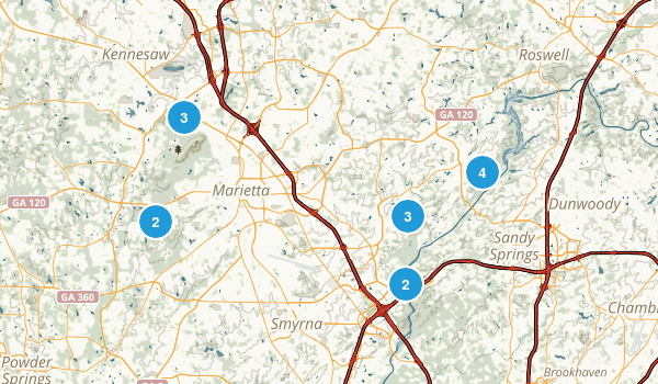 Marietta, Georgia Map