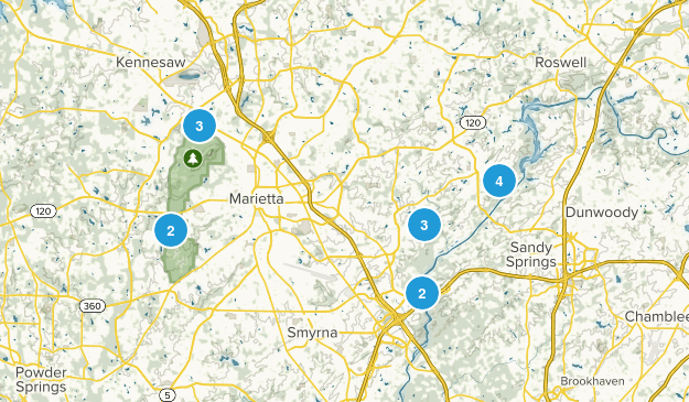 Marietta, Georgia Map