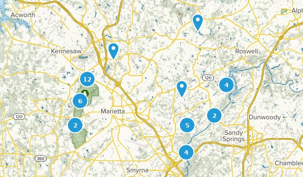 Marietta, Georgia Map