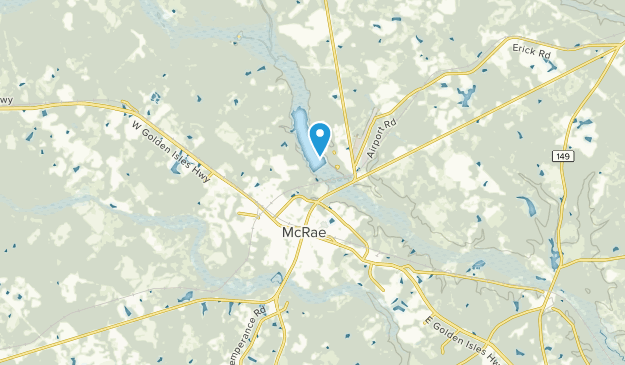 Mc Rae Helena, Georgia Map