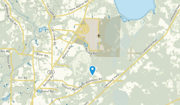 Moody Afb, Géorgie Map
