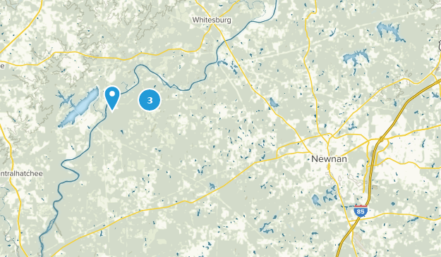 Newnan, Géorgie Map