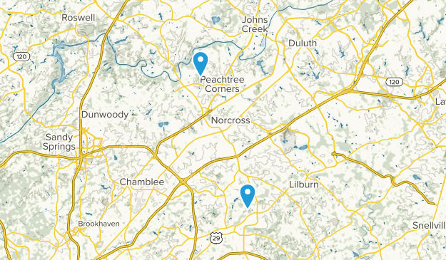 Norcross, Georgia Map