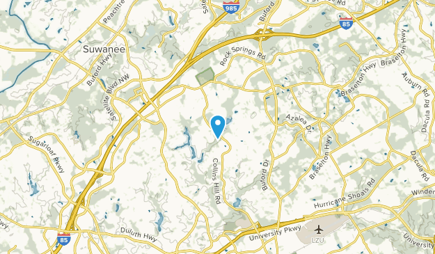 Pine Ridge Country Club Estates, Georgia Map