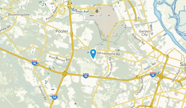 Pooler, Georgia Map