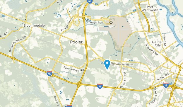 Pooler, Géorgie Map