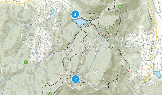 Rabun Gap, Géorgie Map