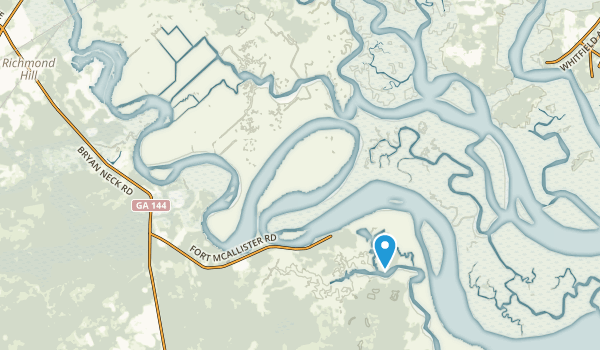 Richmond Hill, Georgia Map