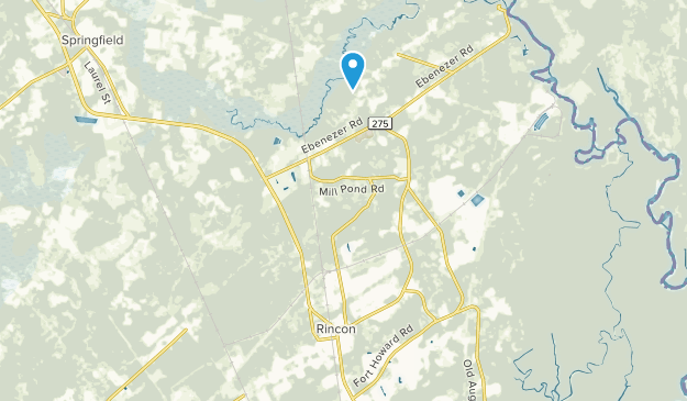 Rincon, Georgia Map
