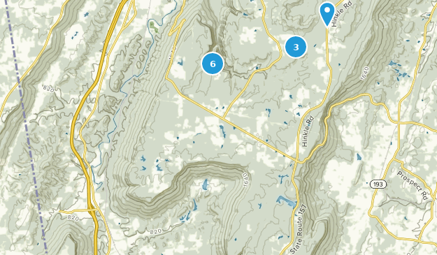 Rising Fawn, Géorgie Map
