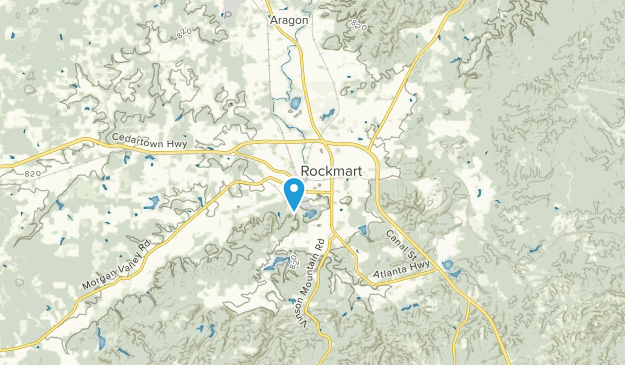 Rockmart, Georgia Map
