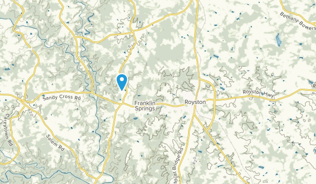 Royston, Géorgie Map
