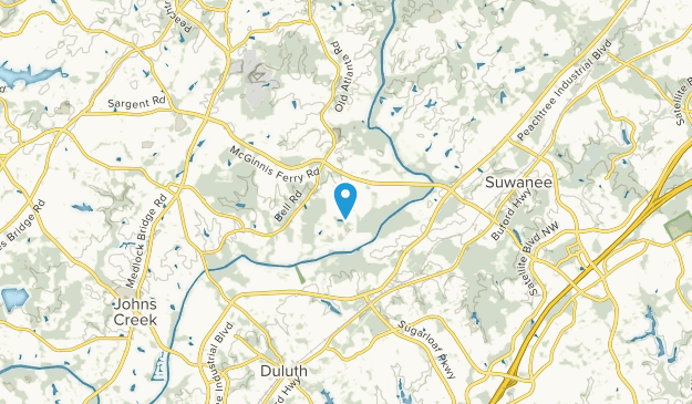 Shake Rag, Georgia Map