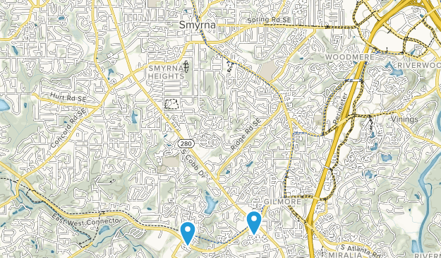 Smyrna, Georgia Map