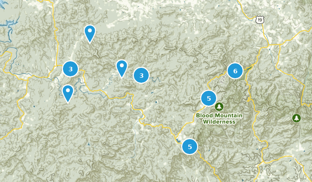 Suches, Georgia Map