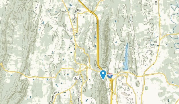 Tunnel Hill, Georgia Map