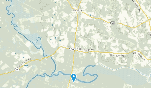 Uvalda, Georgia Map