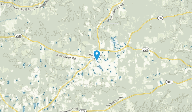 Waverly Hall, Géorgie Map