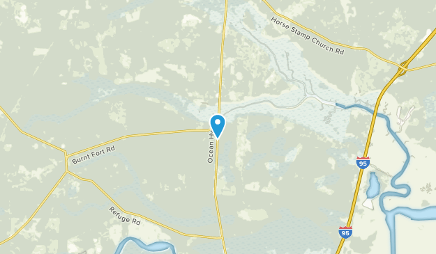 White Oak, Georgia Map