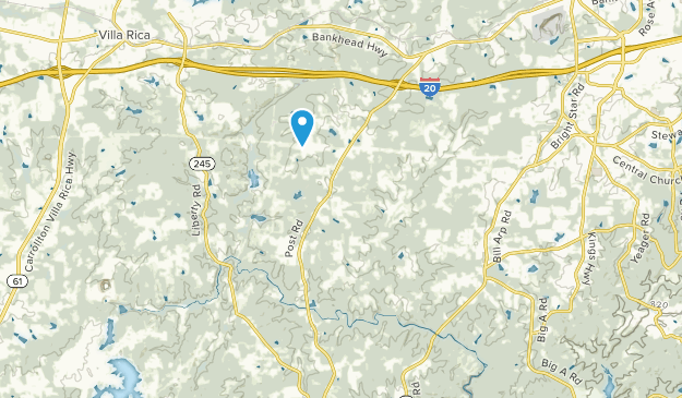 Winston, Georgia Map