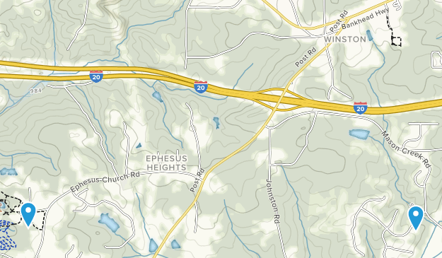 Winston, Géorgie Map
