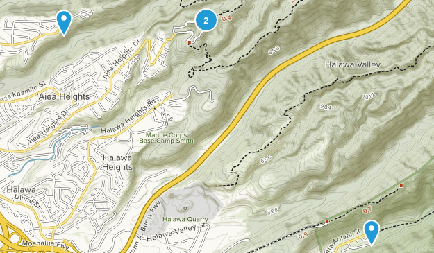 Aiea, Hawaii Map