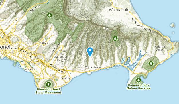 ʻĀina Haina, Hawaii Map
