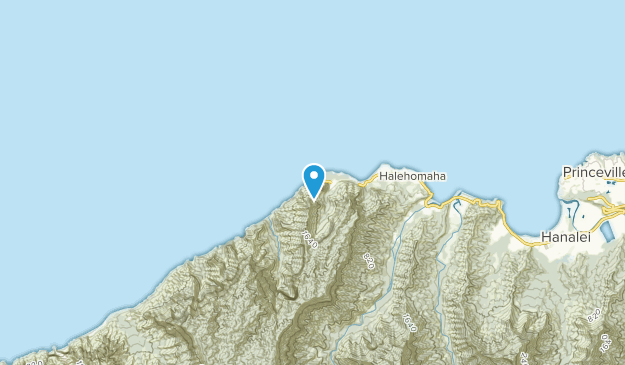 Haena, Hawaii Map