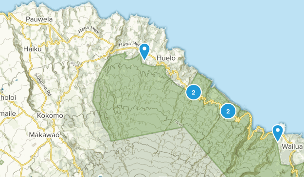 Haiku, Hawaii Map