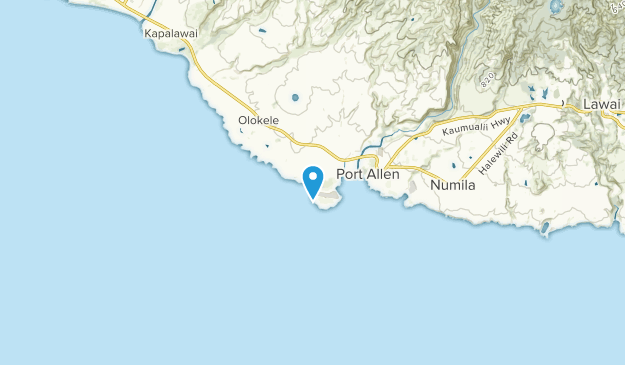 Hanapepe, Hawaii Map