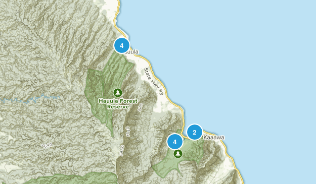 Hauula, Hawaii Map