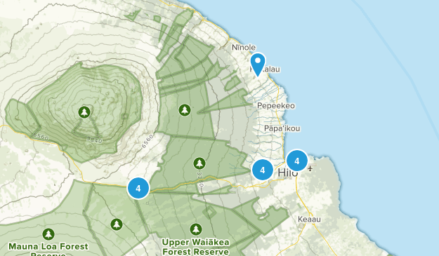 Hilo, Hawaii Map