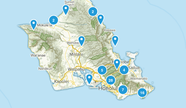 Honolulu, Hawaii Map