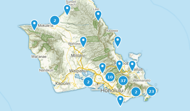 Honolulu, Hawaii Map