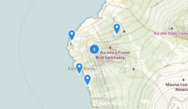 Kailua Kona, Hawaii Map