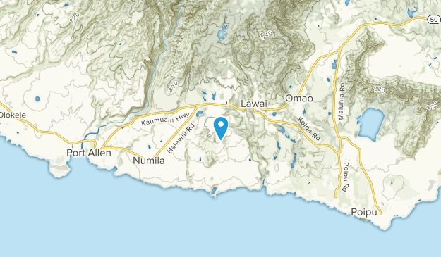 Kalaheo, Hawaii Map