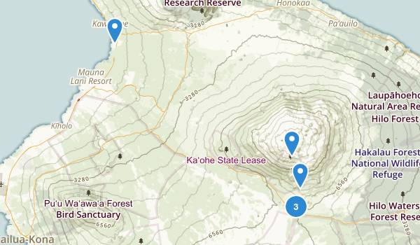 Kamuela, Hawaii Map