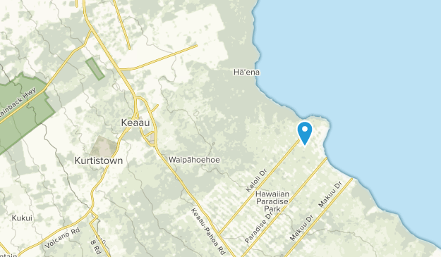 Keaau, Hawaii Map
