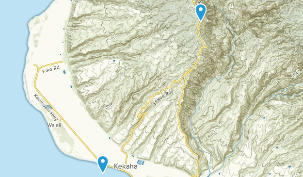 Kekaha (Kauai), Hawaii Map
