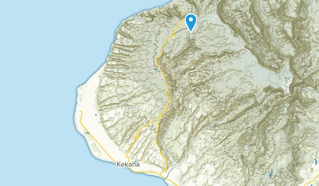 Kokee, Hawaii Map