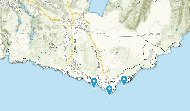 Koloa, Hawaii Map