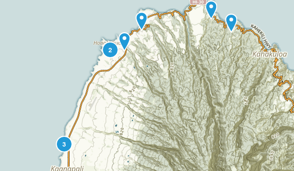 Lahaina, Hawaii Map