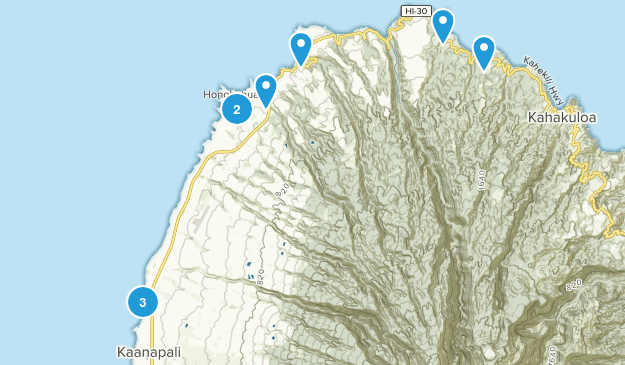 Lahaina, Hawaii Map