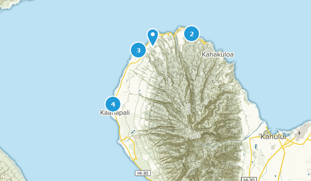 Lahaina, Hawaii Map