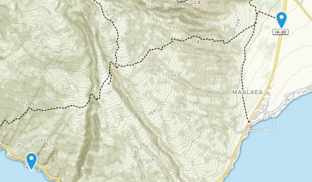 Maalaea, Hawaii Map