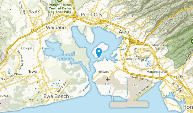 Pearl Harbor, Hawaii Map