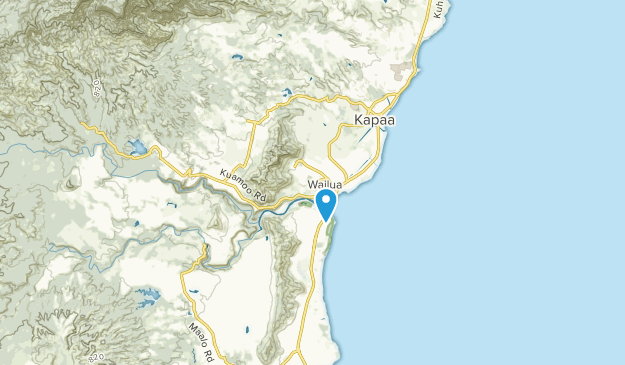 Wailua, Hawaii Map