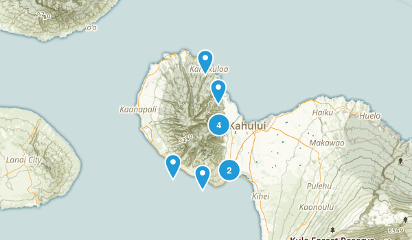Wailuku, Hawaii Map